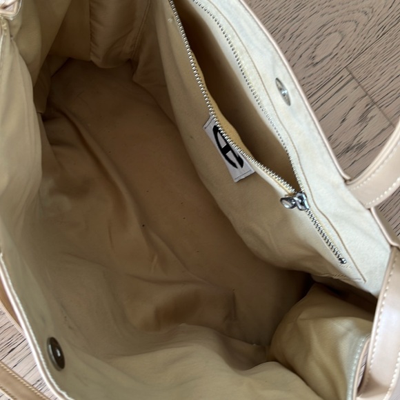 Beige Telfar Medium Shopping Bag - Picture 4 of 8